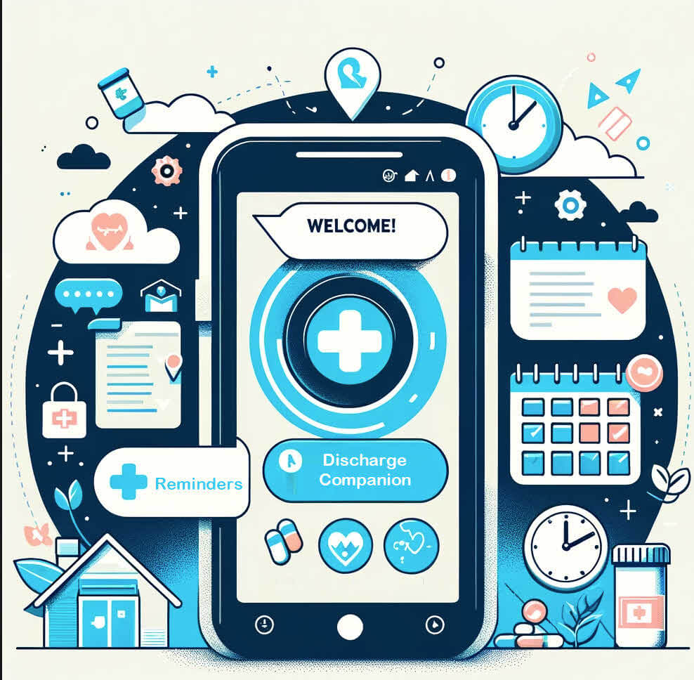 Elderly women home alone image