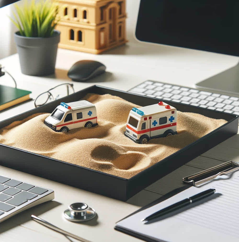 People talking image